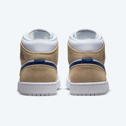 Men's Air Jordan 1 Mid 'Hairy Khaki' Shoes