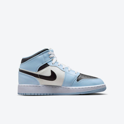 Men's Air Jordan 1 Mid 'Ice Blue' Shoes