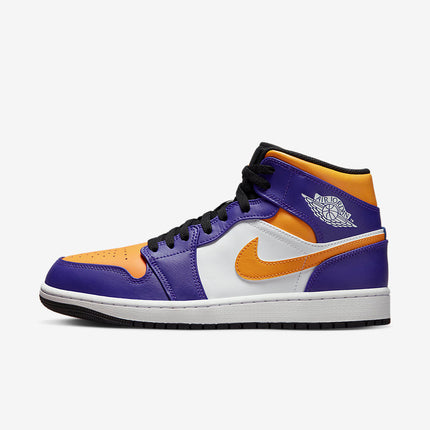 Men's Air Jordan 1 Mid 'Lakers' Shoes