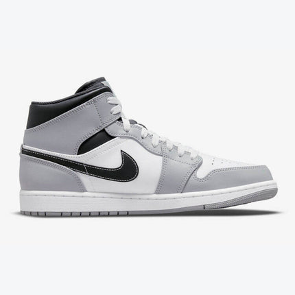 Men's Air Jordan 1 Mid 'Light Smoke Grey' Shoes