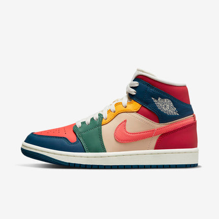 Men's Air Jordan 1 Mid 'Magic Ember' Shoes