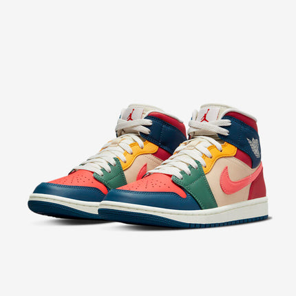Men's Air Jordan 1 Mid 'Magic Ember' Shoes