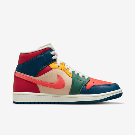 Men's Air Jordan 1 Mid 'Magic Ember' Shoes