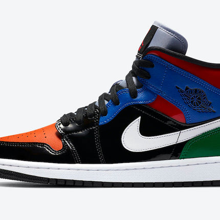 Men's Air Jordan 1 Mid 'Multi Patent' Shoes