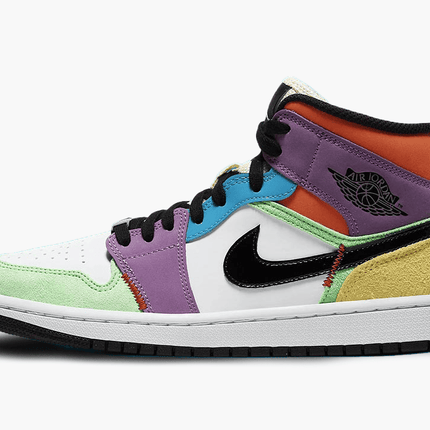 Men's Air Jordan 1 Mid 'Multi-Color' Shoes