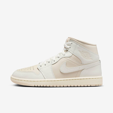 Men's Air Jordan 1 Mid 'Muslin Sail' Shoes