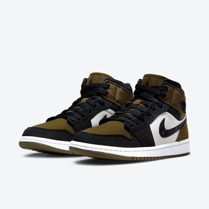 Men's Air Jordan 1 Mid 'Olive Toe' Shoes