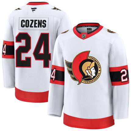 Dylan Cozens Ottawa Senators 2025 Away Jersey - White