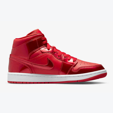 Men's Air Jordan 1 Mid 'Red Pomegranate' Shoes