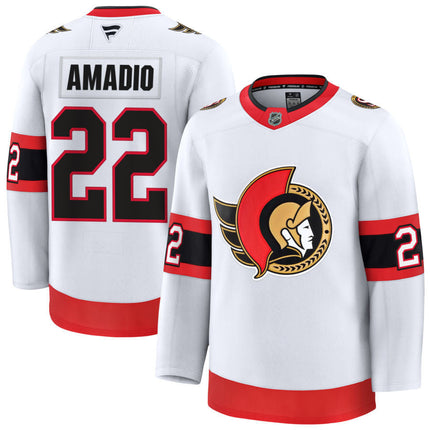 Michael Amadio Ottawa Senators 2025 Away Jersey - White