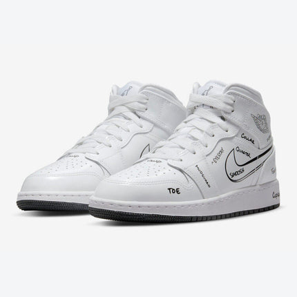 Men's Air Jordan 1 Mid 'Schematic' Shoes