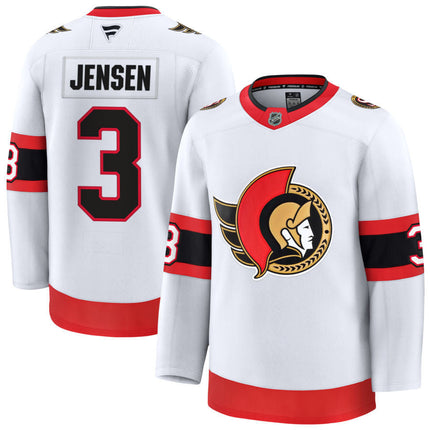 Nick Jensen Ottawa Senators 2025 Away Jersey - White