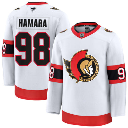 Tomas Hamara Ottawa Senators 2025 Away Jersey - White