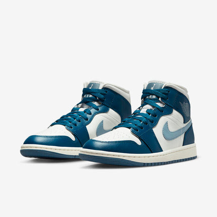 Men's Air Jordan 1 Mid 'Sky J French Blue' Shoes