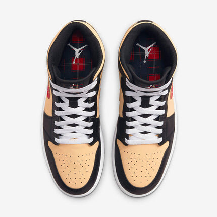 Men's Air Jordan 1 Mid 'Tartan Swoosh' Shoes