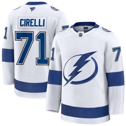 Anthony Cirelli Tampa Bay Lightning 2025 Away Jersey - White