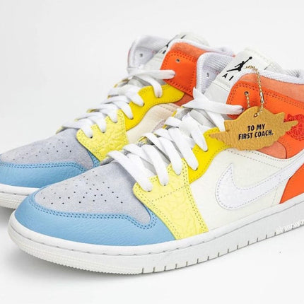 Men's Air Jordan 1 Mid 'To My First Coach' Shoes