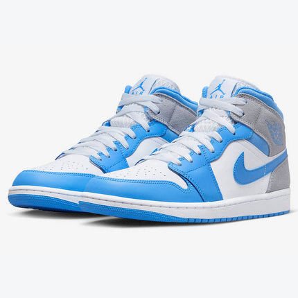 Men's Air Jordan 1 Mid 'University Blue' Shoes