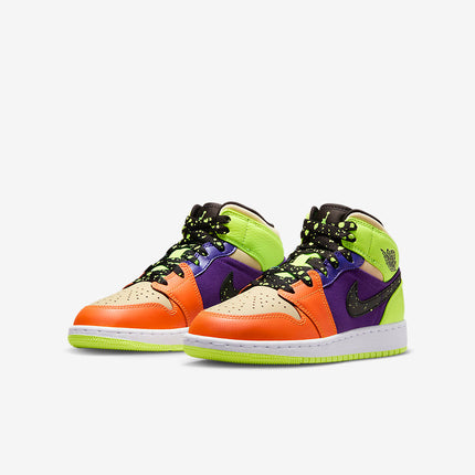 Men's Air Jordan 1 Mid 'Vivid Orange' Shoes