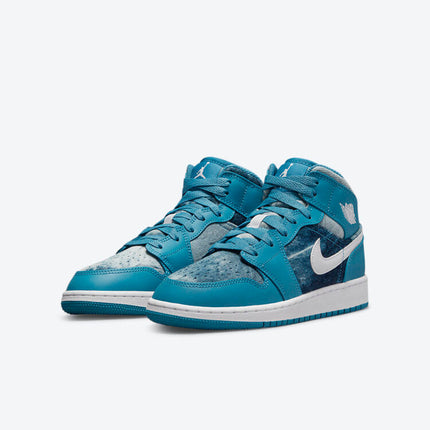 Men's Air Jordan 1 Mid 'Washed Denim' Shoes