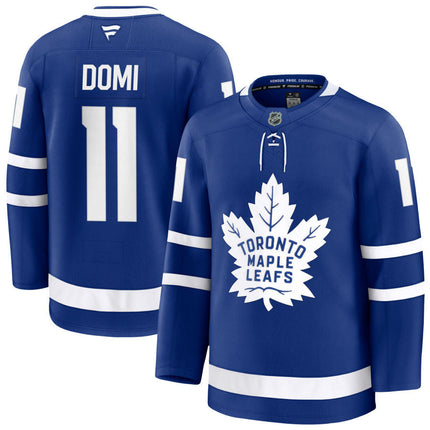 Max Domi Toronto Maple Leafs 2025 Home Jersey - Blue