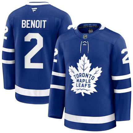 Simon Benoit Toronto Maple Leafs 2025 Home Jersey - Blue