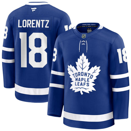 Steven Lorentz Toronto Maple Leafs 2025 Home Jersey - Blue