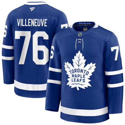 William Villeneuuve Toronto Maple Leafs 2025 Home Jersey - Blue