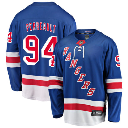 Gabe Perreault New York Rangers 2025 Home Jersey - Royal