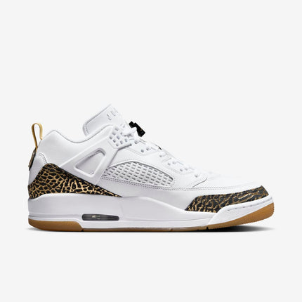 Men's Jordan Spizike Low White Metallic Gold Shoes