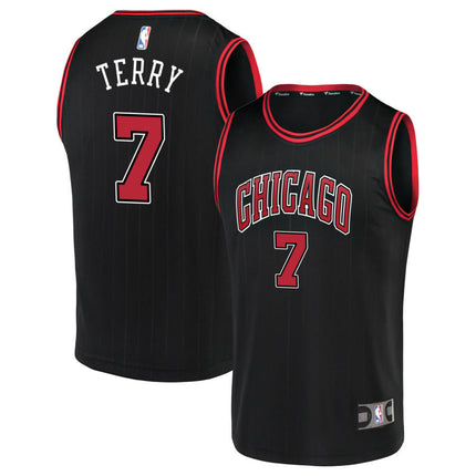 Dalen Terry Chicago Bulls 2025 Statement Edition Jersey - Black