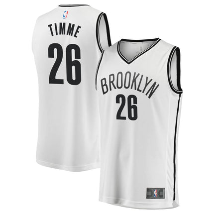 Drew Timme Brooklyn Nets 2025 Fast Break Association Edition Jersey - White