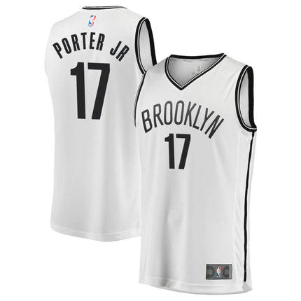 Michael Porter Jr Brooklyn Nets 2025 Fast Break Association Edition Jersey - White