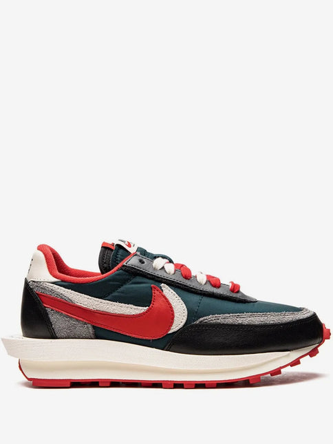 Men's Nike x sacai x UNDERCOVER LDWaffle Midnight Spruce University Red Shoes