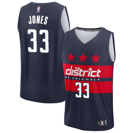 Dillon Jones Washington Wizards 2025 Fast Break Statement Edition Jersey - Navy