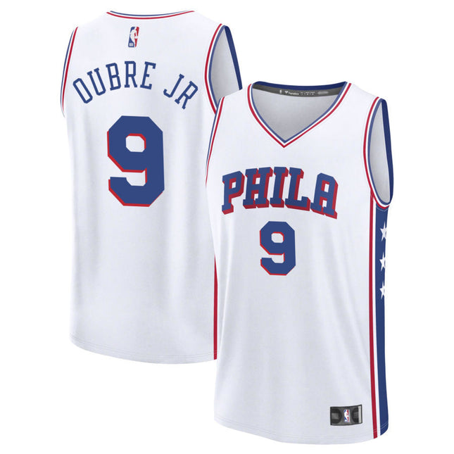 Kelly Oubre Philadelphia 76ers 2025 Fast Break Association Edition Jersey - White