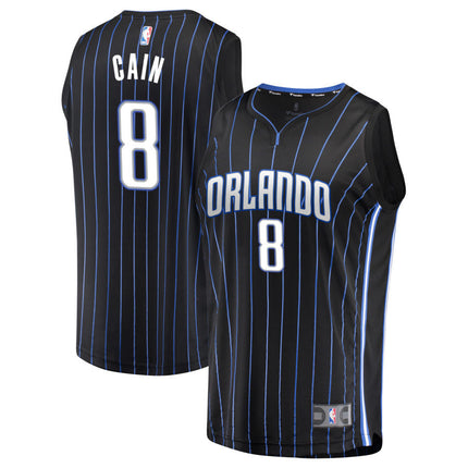 Jamal Cain Orlando Magic 2025 Fast Break Icon Edition Jersey - Black
