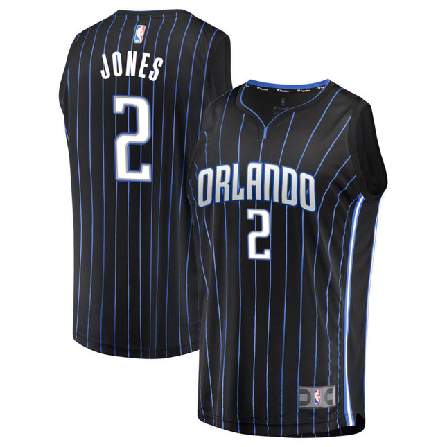 Tyus Jones Orlando Magic 2025 Fast Break Icon Edition Jersey - Black