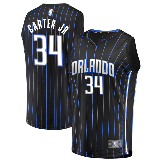 Wendell Carter Jr Orlando Magic 2025 Fast Break Icon Edition Jersey - Black
