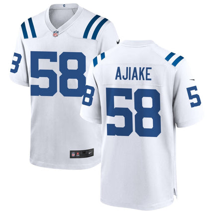 Austin Ajiake Indianapolis Colts 2025 Game Jersey - White