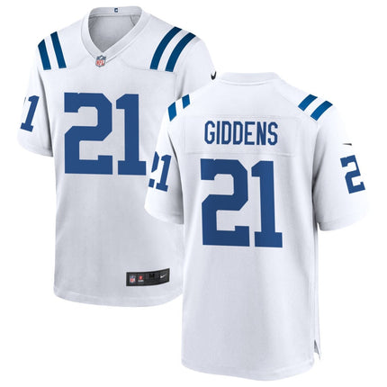 DJ Giddens Indianapolis Colts 2025 Game Jersey - White
