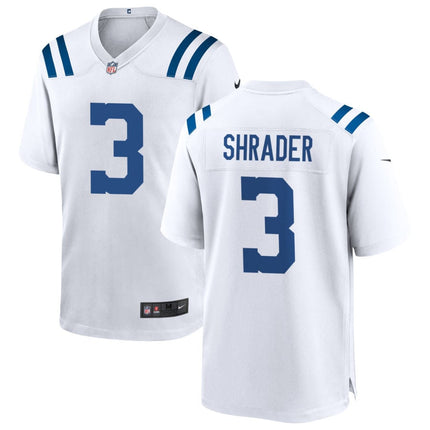 Spencer Shrader Indianapolis Colts 2025 Game Jersey - White