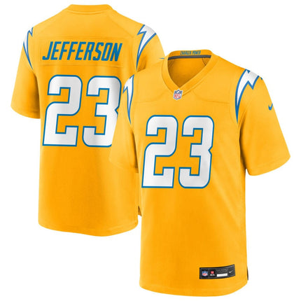 Tony Jefferson Los Angeles Chargers 2025 Alternate Charger Power Game Jersey - Gold
