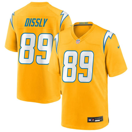 Will Dissly Los Angeles Chargers 2025 Alternate Charger Power Game Jersey - Gold