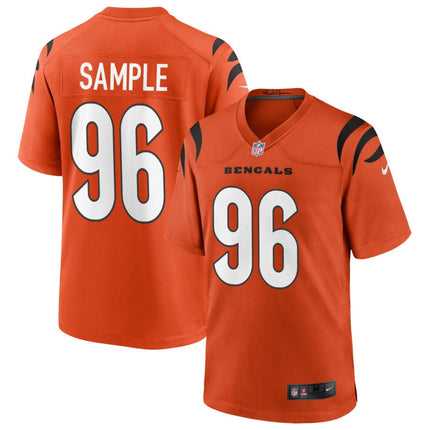 Cam Sample Cincinnati Bengals 2025 Alternate Game Jersey - Orange