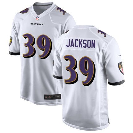 Keondre Jackson Baltimore Ravens 2025 Game Jersey - White