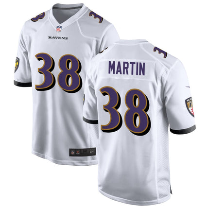 Keyon Martin Baltimore Ravens 2025 Game Jersey - White