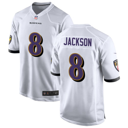 Lamar Jackson Baltimore Ravens 2025 Game Jersey - White