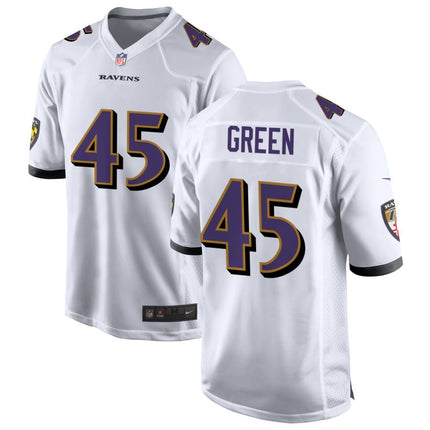 Mike Green Baltimore Ravens 2025 Game Jersey - White