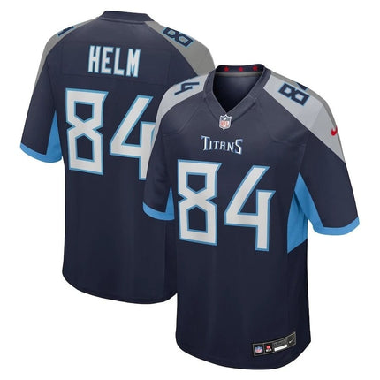 Gunnar Helm Tennessee Titans 2025 Game Jersey - Navy